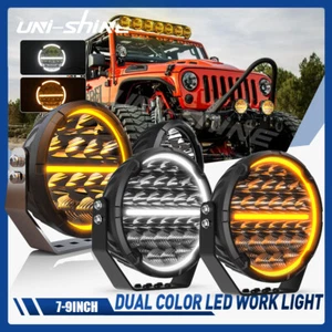7"/9inch LED Offroad Work Lights Driving Lamp 4X4 Jeep Wrangler Ford F-150 SUV - Picture 1 of 17
