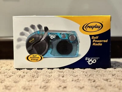 Freeplay S360 Self Powered Energy Clear Radio + Power Adapter EMERGENCY CAMPING - Image 1 of 3