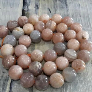 Natural Sunstone, 10mm, Grade B, Approx 38 pce Strand. Free postage. Oz. - Bild 1 von 2