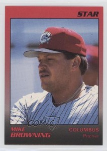 1989 Star Columbus Mudcats Mike Browning #5