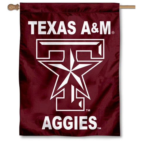 Texas A&M Aggies Star Banner Flag Cover