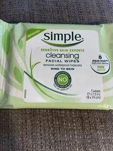 Simple Kind To Skin Cleansing Facial Wipes - 7 wipes - Picture 1 of 2