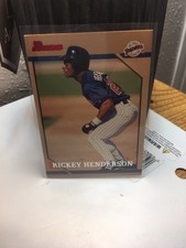 1996 Bowman San Diego Padres Baseball Card #38 Rickey Henderson