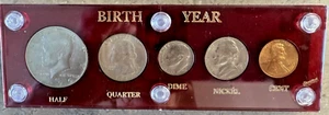 1979 Birth Year Set (5 coin) Uncirc in hard Capital Plastic holder - Picture 1 of 2