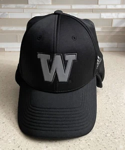 Washington Huskies Adidas COLD RDY Black Football Hat Adult Cap NCAA NEW RARE - Picture 1 of 6