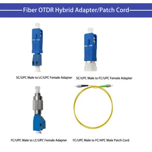 Adaptador híbrido de fibra OTDR Rsrteng SC-LC, SC-FC, FC-LC FC puente de fibra FC/UPC-FC/APC - Imagen 1 de 9