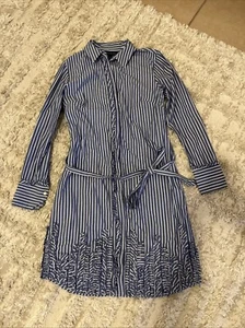 Banana republic Blue And White Dres Size XS - Picture 1 of 6