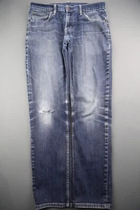 Men's 2017 Levi's 511 Slim Fit Jeans Stretch Distressed Size 32x32 (Msr 32x30) - Picture 1 of 9