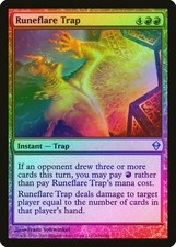 Runeflare Trap FOIL Zendikar NM Red Uncommon MAGIC THE GATHERING CARD ABUGames