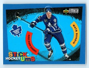 1997-98 UD Collector's Choice #S17 MATS SUNDIN Hockey Stick-Ums - Picture 1 of 2