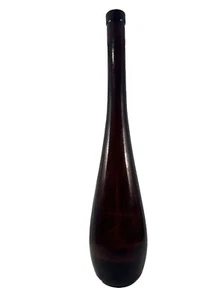 Vintage Norleans Hand Made Vase Spain 16.5" Tall Amber Brown Textured - Picture 1 of 6