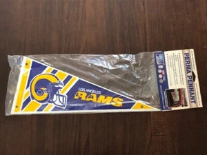 Banderín Perma Los Angeles Rams 1989 6" x 15" - PK Products - Imagen 1 de 5