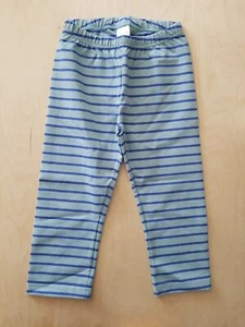 NWOT HANNA ANDERSSON STRIPED CAPRI LEGGINGS  BLUE STRIPES 130 8 - Picture 1 of 6