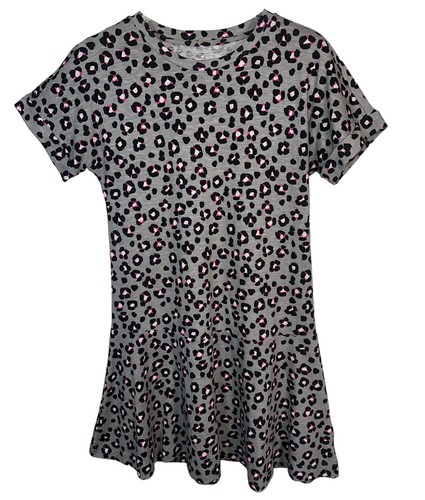 Abito T Shirt Kate Spade New York Taglia S Stampa Animalier Grigio Rosa Nero Cotone