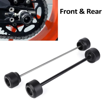 Front Rear Wheel Fork Axle Slider Crash Guard For 390 Adventure/R SMC R Enduro R - Image 1 of 4