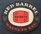 Sous-bock Bière Red Barrel Watneys Keg Coaster Beermat Bierdeckel 12