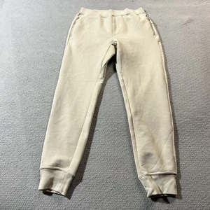 Uniqlo Kids Cream Beige Pull On Sweatpants with Pockets Size 11-12 EUC - Picture 1 of 6