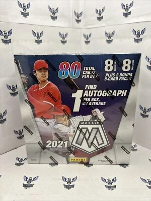 2021 Panini Mosaic Baseball Mega Box Sealed Trout Judge Harper Soto Betts - Image 1 of 3