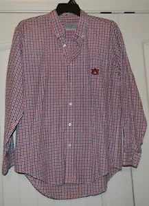 EUC TOP HERREN AUBURN LANGARM BUTTON DOWN KARIERTES HEMD GR XL ALABAMA - Bild 1 von 5