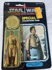 Vintage Kenner 1984 Star Wars Power of the Force Lando Calrissian unpunched