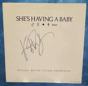 Kevin Bacon - signed vinyl record - She's Having A Baby Soundtrack - 1 sig - Picture 1 of 2