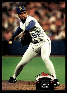 Calvin Jones *TARJETA DE NOVATO* (RC) 1992 Stadium Club #127 - Imagen 1 de 2