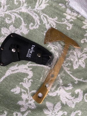 9.5" 1PC Snake Eye Tactical Tomahawk Throwing Knife.steel,sheath.2 color option - Image 1 of 4