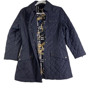 Paul & Shark Yachting Quilted Jacket Navy Gold Chain Lining S | Nautical Luxury - Picture 1 of 11