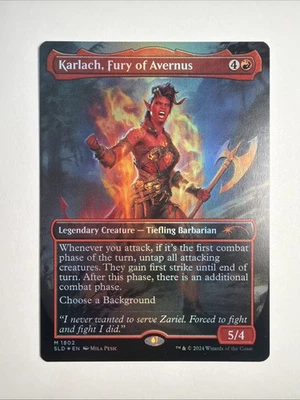 Karlach, Fury of Avernus (Rainbow Foil) Secret Lair Drop Foil - Image 1 of 4
