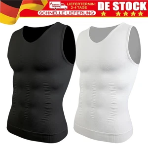 Herren Bauchweg Kompression Weste Tanktop Körperformer Shapewear Unterwäsche DE - Bild 1 von 21