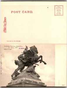 1904 Statue of Flight St Louis Worlds Fair Postcard Germany Rotograph No 3435 - Picture 1 of 1