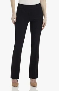 Rekucci Womens Ease Into Comfort Fit Barely Bootcut Stretch Pants 12, Black NWT - Picture 1 of 6