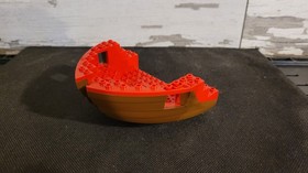 LEGO Pirates: Skull's Eye Schooner (6286) - Pirate Ship Brown & Red Bow Only!