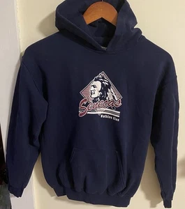 Vintage Seneca Watkins Glen Kids Sweatshirt Size Large Blue - Picture 1 of 4