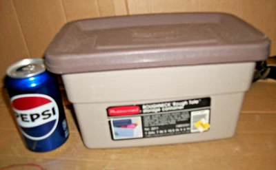 Contenedor de almacenamiento vintage Rubbermaid cuello áspero 1 galón #2211 Foto 1 de 4