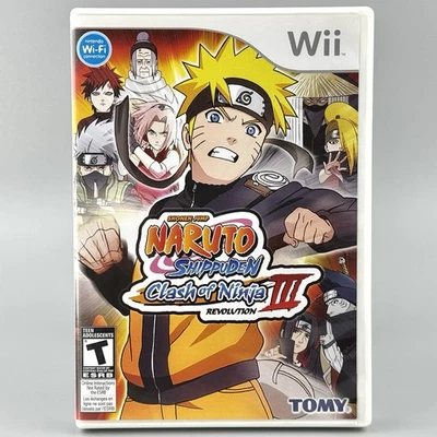 Naruto Shippuden: Clash of Ninja Revolution III (Nintendo Wii, 2009) Complete - Image 1 of 4