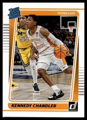 2022 Panini Chronicles Draft Picks #17 Kennedy Chandler Donruss Rated Rookies - Image 1 of 2