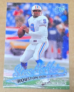 Fleer Ultra 1997 #P88 Steve McNair Platinum Medallion - Oilers Titans - Imagen 1 de 3