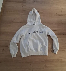 H&M, Kaputzenpulli, weiß „Friends“, Größe S - Bild 1 von 2
