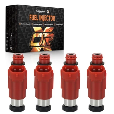 4 inyectores de combustible para Mitsubishi Eclipse 3,0 L V6 2000-2005 MD319791 ajuste directo Foto 1 de 4