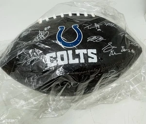 Indianapolis Colts Team Signed Football Player Signed Brown Ball USA - Picture 1 of 6