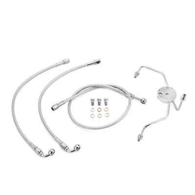 MOFUN 10" Handlebar Hydraulic Brake Line Kit For Harley Street Glide Non-ABS - Image 1 of 4