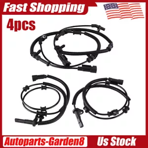 For Ram 1500 2013-2018 1500 Classic 4pcs Front and Rear ABS Wheel Speed Sensor - Picture 1 of 16