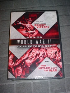 WORLD WAR II COLLECTOR'S SET Desert Victory How Hitler Lost War 6 FILMS DVD NEW - Imagen 1 de 2