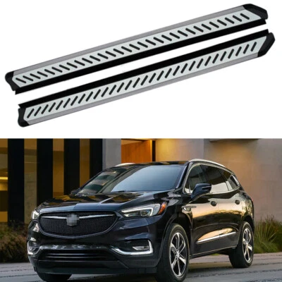 Se adapta a Buick Enclave 2018-2022 estribo fijo pedal de paso lateral barras Nerf Foto 1 de 4