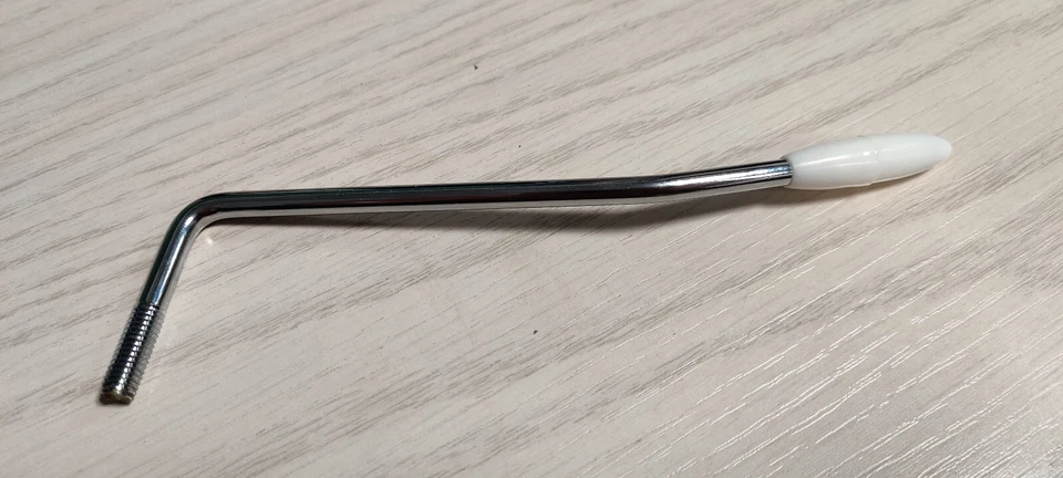 ZOUNDHOUSE TMH6 Tremolohebel 6mm, chrom mit weißer Kappe