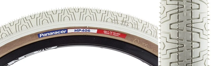 Panaracer HP406 20 x1.75" Freestyle skinwall BMX tire Peregrine style WHITE - Image 1 of 1