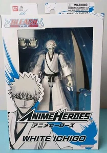 BLEACH ANIME HEROES WHITE ICHIGO BANDAI - Picture 1 of 5