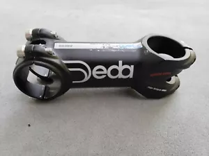 Deda Zero100 Stem 90mm (+/-4 Degree or 86 degree) 31.7mm bar 1 1/8 steerer Black - Picture 1 of 11