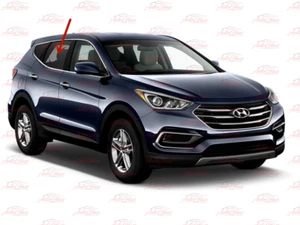 Fits 2013-2019 Hyundai Santa Fe XL SUV Passenger Right Rear Door Window Glass - Picture 1 of 2